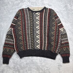 Vintage North Winds Cotton Traders Sweater‎ Mens XL Shetland Wool 90s Crewneck